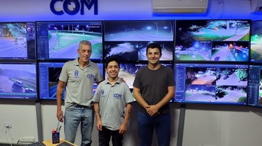 El Centro de Monitoreo de Alberti sumo nuevos equipos de videocámaras de seguridad