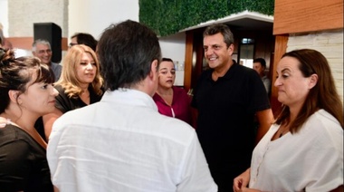 La cuarta acompañó a Massa en el encuentro FR de Roque Pérez