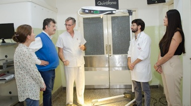 El hospital bragadense incorporó una nueva lámpara para el quirófano