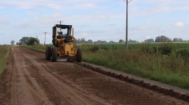 Bragado: continúan los trabajos en caminos rurales y accesos a las localidades