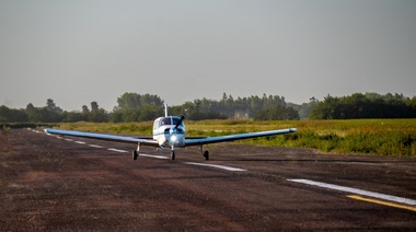 Ya se comienza a usar la pista rehabilitada del Aerodromo Junín