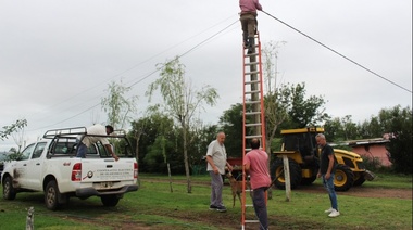 Temporal: luego de diez días, Olascoaga volvió a tener energía eléctrica