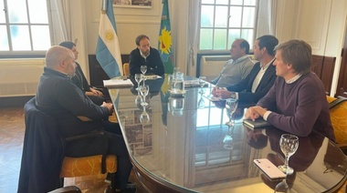 Acompañado por legisladores UCR, Recoulat se reunió con Pablo López