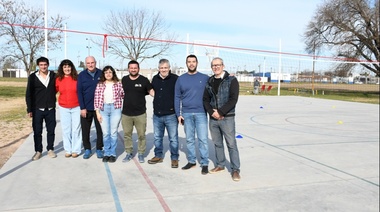 Britos anunció que el municipio seguirá una obra que debía hacer nación