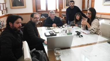 Britos recibió a funcionarios del Ministerio de Infraestructura