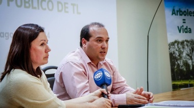 Recoulat presentó el plan regulador del alumbrado público en Trenque Lauquen