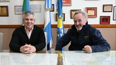 Britos recibió a De la Torre y a Juan José Esper para hablar sobre seguridad