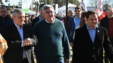 Britos estuvo con Rodríguez en la expo rural de Chivilcoy