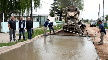 "La obra pública no se detiene", remarcó Britos en Chivilcoy