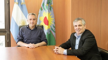 Britos se reunió con Larroque, para abordar la situación social del Distrito