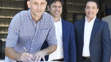Junto a Kicillof, Lago firmó convenio para ampliar oferta educativa superior en Alberti