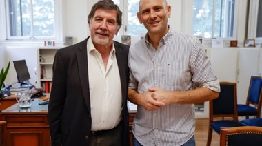 Lago se reunió con Sileoni por obras en establecimientos educativos albertinos