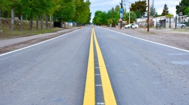 Avanzan las obras de alumbrado público en la Ruta provincial 50