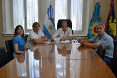 Golía recibió al delegado de Rawson y analizaron temas de agendas de la localidad