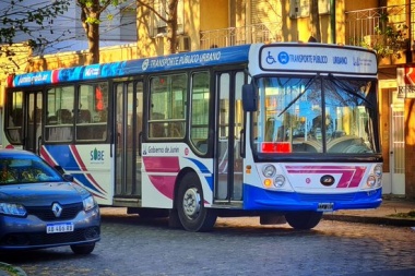 El transporte público funciona hasta las 19 en Junín