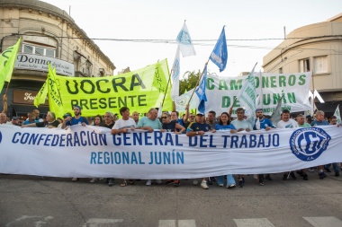 CGT Junín: "los derechos civiles, sociales y laborales no se venden"