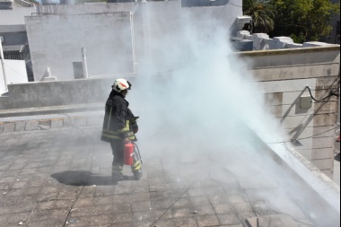 En Trenque Lauquen hubo un principio de incendio en el techo del Municipio