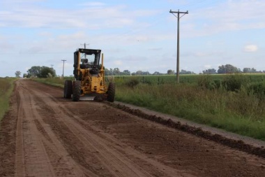 Bragado: continúan los trabajos en caminos rurales y accesos a las localidades
