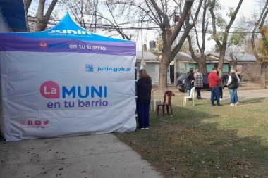 "La Muni en tu barrio" ya recorrió 12 barrios de la ciudad de Junín