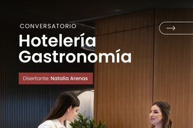 El Instituto del Profesorado Junín invita a participar del Conversatorio con Natalia Arenas, consultora en Hotelería y Gastronomía