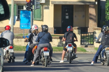 Informan que creció un 20% el uso de casco en motociclistas