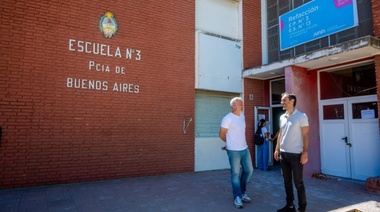 Avanzan las obras en las escuelas del partido de Junín