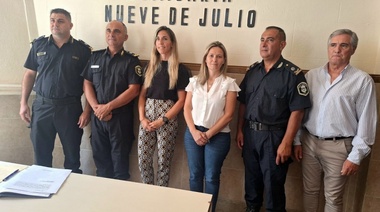 Gentile puso en funciones a un nuevo jefe de la Policía Comunal de 9 de Julio