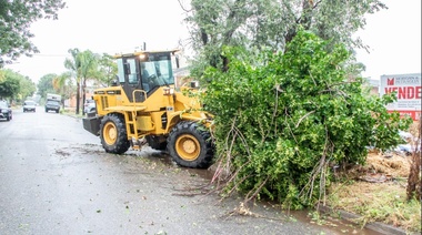 La intensa lluvia no generó mayores inconvenientes en Junín