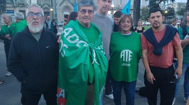 "Vamos a estar siempre en la calle luchando", avisó ATE Junín