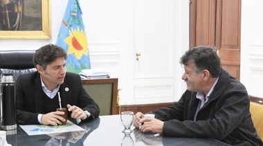 Kicillof recibió a Barenghi en Casa de Gobierno