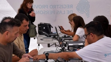 El Registro de las Personas realiza documentos en todas las localidades de Rivadavia
