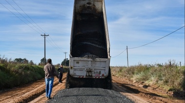 Barenghi estuvo en el inicio de las tareas sobre el acceso a una localidad
