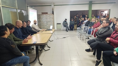 Lago y Barenghi brindaron detalles de la obra de gas natural en Mechita