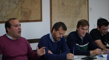 Recoulat reunió al Comité de Cuenca local por la situción hídrica en T. Lauquen