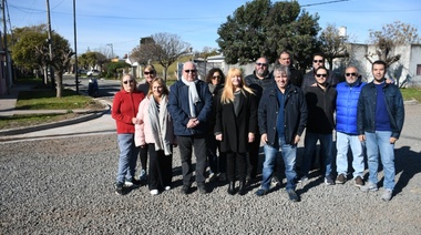 Britos presentó obras y resaltó el avance con recursos municipales