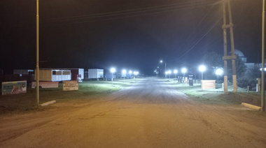 General Arenales completa la instalación de luces LED en todo el distrito