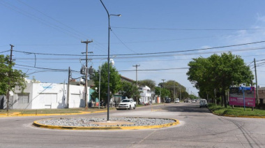 Construcción de nuevas rotondas con iluminación y cámaras de vigilancia en Lincoln