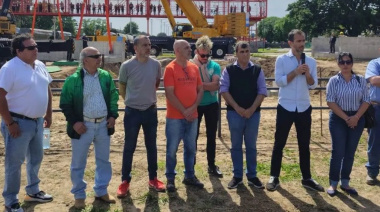 Petrecca presentó el reinicio de obras en el Paso Bajo a Nivel en Junín