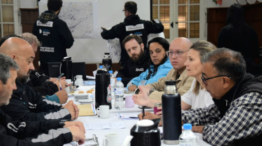 Emergencia hídrica: Gentile recibió a autoridades provinciales