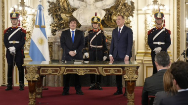 Petrecca acompañó a Santilli en la jura como ministro del interior