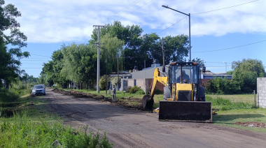 Alberti: El Municipio avanza con veredas accesibles, LED y pavimento estratégico