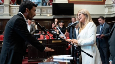 Diego Videla juró como senador bonaerense: "por la memoria de Néstor y la libertad de Cristina"