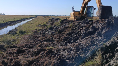Alberti avanza con tareas de limpieza y mantenimiento en zonas rurales del distrito