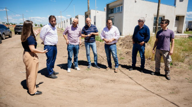 Avanzan las 54 viviendas: El Instituto de la Vivienda supervisó obras clave junto al Dr. Jorge Gaute