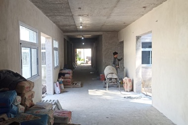 Avanzan obras en la Escuela Técnica de Alberti