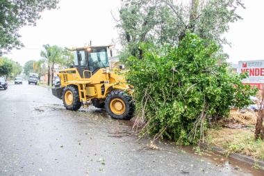 La intensa lluvia no generó mayores inconvenientes en Junín