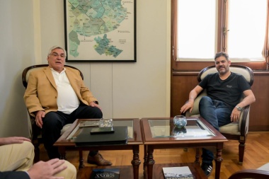 Alegre se reunió con el ministro de Gobierno bonaerense