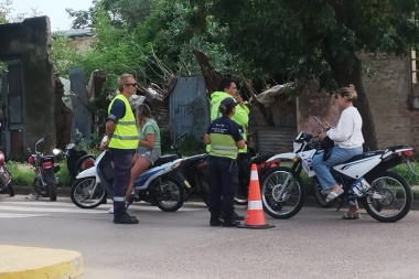 Alrededor de 130 motos fueron secuestradas durante el fin de semana