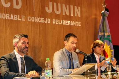 Con fuerte señal al sector privado, Petrecca abre sesiones en Junín