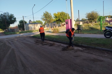 En Ameghino también funciona el banco de tareas comunitarias
